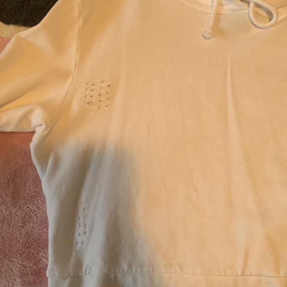 White Rebel Rogue cropped sweater - Picture 2 of 2